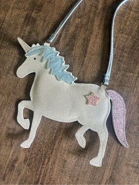 NWOT Girls Unicorn Glitter Coin Pouch Bag by Rockahula